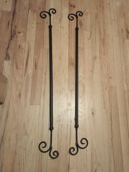 Pottery Barn Other - Vintage Iron Curtain Rods
